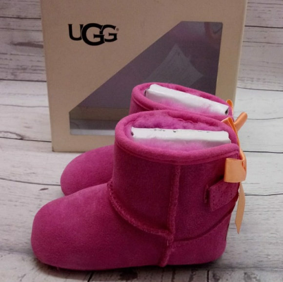 UGG IJESSE BOW 10064831 INF / PPNK boots baby - Picture 1 of 5